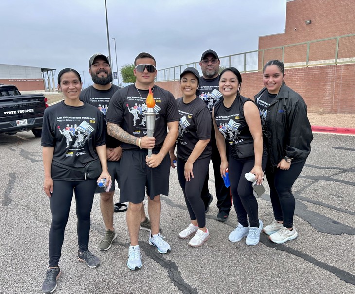 Eagle Pass Detention Facility Participates in 2025 Law Enforcement Torch Run and Special Olympic Ceremony