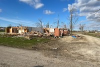 Tornado Clean-up at New Castle Correctional Facility