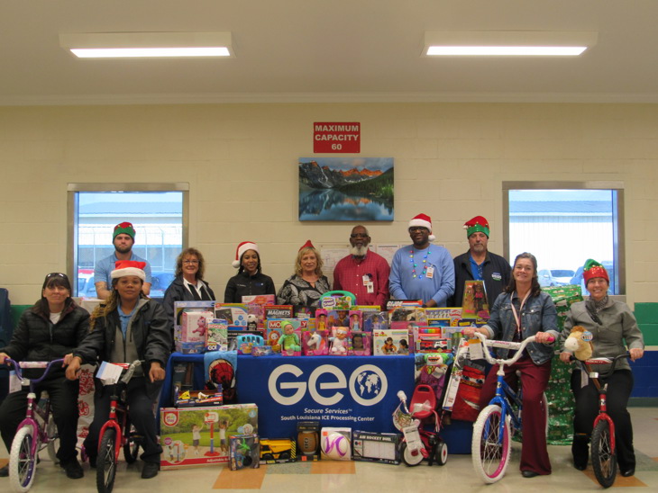 CASA Christmas at South Louisiana ICE Processing Center